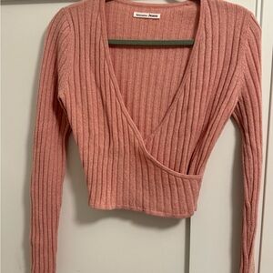Reformation 100% Cashmere Crop Sweater - NWOT